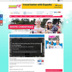 Win a White Christmas at your school