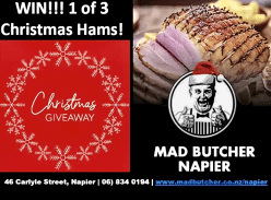 Win a Whole Christmas Ham