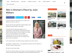 Win! A Woman's Place by Joan Withers