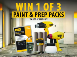 Win a Wood & Metal W 125 sprayer, Furno 300 & Drop Cloth