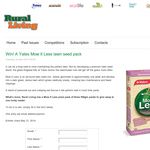 Win a Yates Mow It Less lawn seed pack