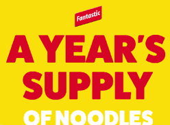 Win a Year of Free Fantastic Noodles