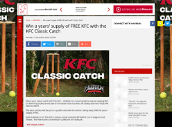 Win a years' supply of FREE KFC with the KFC Classic Catch
