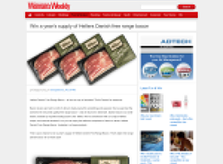 Win a year's supply of Hellers Danish free range bacon