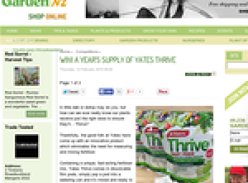 Win a Year's Supply of Yate's Thrive