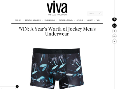 Win A Year's Worth of Jockey Men's Underwear