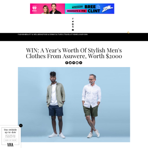 Win A Year's Worth Of Stylish Men's Clothes From Asuwere