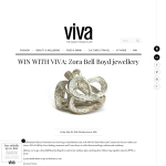 Win a Zora Bell Boyd sterling silver and citrine necklace plus a sterling silver ribbon ring