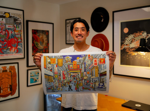 Win 1 of 24 A2 Art Prints Signed by Artist Kentaro Yoshida - T2 Tea