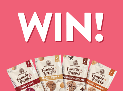 Win all four packs of Family Recipe Cookies