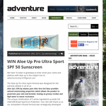 WIN Aloe Up Pro Ultra Sport SPF 50 Sunscreen