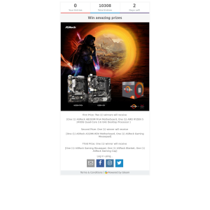 Win amazing prizes