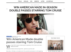Win American Made double passes starring Tom Cruise