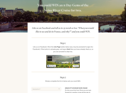 Win an 11 Day Gems of the Seine River Cruise for two
