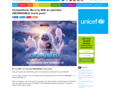 Win an adorable Abominable movie pack