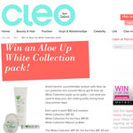 Win an Aloe Up White Collection pack!