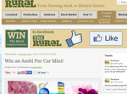 Win an Ambi Pur Car Mini!