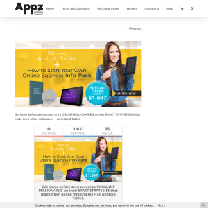 Win an Android Tablet + How To Start Your Own Business Info Pack