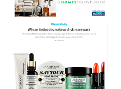 Win an Antipodes makeup and skincare pack
