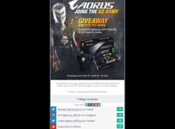 Win an AORUS GeForce® GTX 1070 Graphics Card