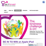 Win an Apple iPad - Pay It Forward