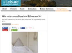 Win an Arcanum Duvet and Pillowcase Set