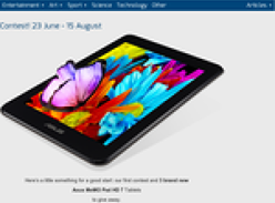 Win an ASUS Tablet