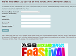 Win an Auckland Seafood Festival 2014 VIP Prize