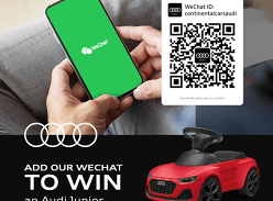 Win an Audi Junior quattro toy car