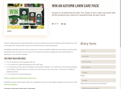 Win an Autumn Lawn Care Pack