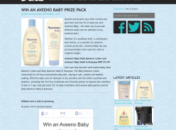 Win an Aveeno Baby prize pack