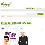 Win an Eat Less, Live Long book
