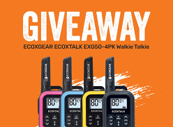 Win an Ecogear Ecoxtalk EXG50 Walkie Talkie