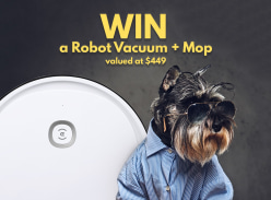 Win an Ecovacs Deebot U2 Robot Vacuum+Mop