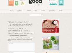 Win an Electrolux Green Ergorapido vacuum cleaner