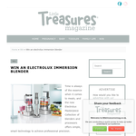 Win an Electrolux Immersion Blender