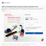 Win an Elizabeth Arden Summer Escape Collection Pack