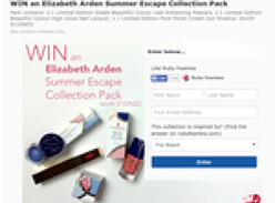 Win an Elizabeth Arden Summer Escape Collection Pack