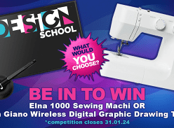 Win an Elna 1000 Sewing Machine White