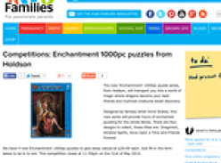 Win an Enchantment 1000pc puzzles from Holdson