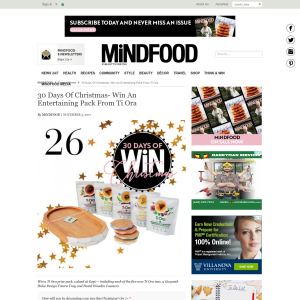 Win An Entertaining Pack From Ti Ora