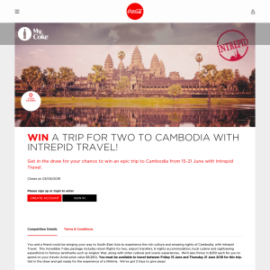 Win an epic trip to Cambodia