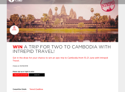 Win an epic trip to Cambodia