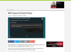 Win an Epson EcoTank Printer