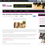 Win an Equal Naturals stevia prize pack