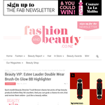 Win an Estee Lauder Double Wear Brush-On Glow BB Highlighter