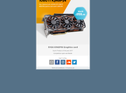 Win an EVGA GeForce® GTX 1080 Ti K|NGP|N Graphics Card