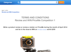 Win an HP Action Camera worth $250