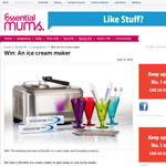 Win an ice cream maker