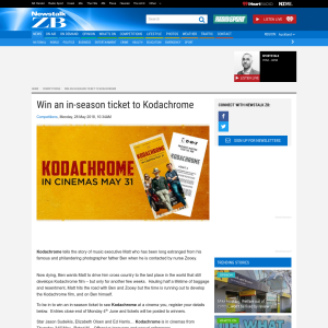 Win an in-season ticket to Kodachrome